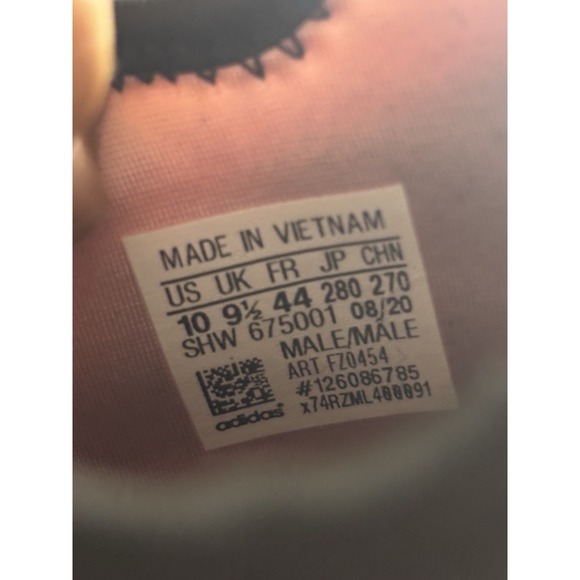 Adidas x Ninja ZX 2K Boost Men's True Pink Core White Black Scarlet Red Size 10 - Picture 13 of 13